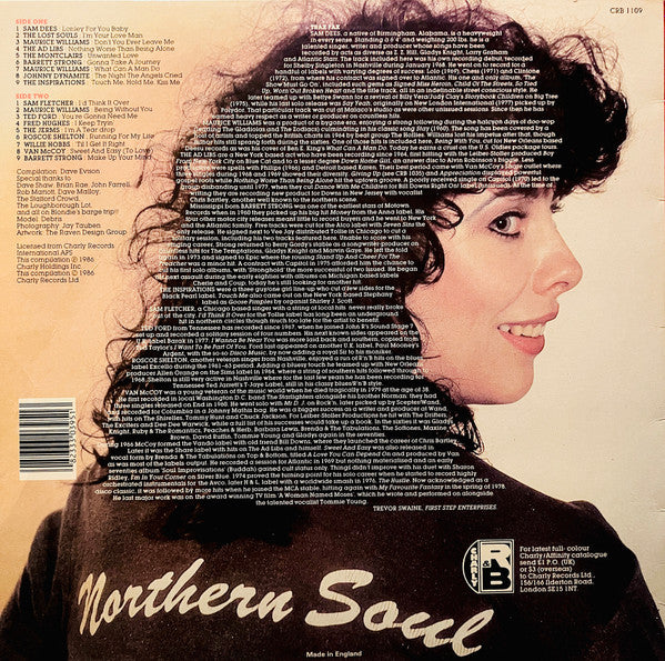 Image of Back Cover of 0526072E: LP - VARIOUS, Rare Soul Uncovered Vol 2 (Charly; CRB1109, UK 1986)   VG/VG+