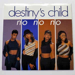 Image of Front Cover of 12" - VG/VG - DESTINY'S CHILD, No No No (Columbia; 44 78687, US 1998, Picture Sleeve), Hype stickered shrink-wrap; wear along opening; bumped corners,  - 2116457C
