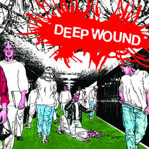 Image of Front Cover of 3034042E: LP - DEEP WOUND, Deep Wound (Damaged Goods; DAMGOOD 247 LP, UK 2006, Black Vinyl.)   NEW/NEW