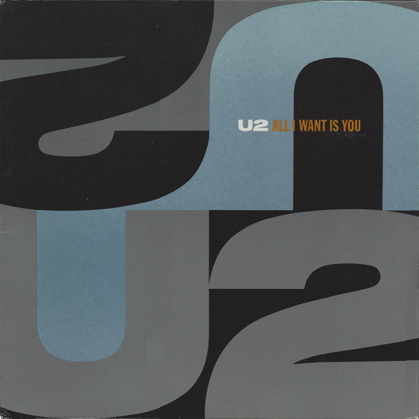 Image of Front Cover of 4515417C: 12" - U2, All I Want Is You (Island Records; 12 ISB 422, UK 1989, Envelope Sleeve, Black Inner, With 4 Photo-Prints) Outer sleeve shows some light wear (VG) otherwise nice.  VG+/VG+