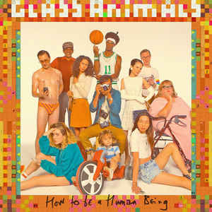 Image of Front Cover of 2xLP - VG+/VG - GLASS ANIMALS, How To Be A Human Being (Wolf Tone; WOLFTONE012LP, UK 2016, Limited Edition Die Cut Gatefold Sleeve, 4 Inserts), Strong VG, One Insert Creased,  - 3926458E