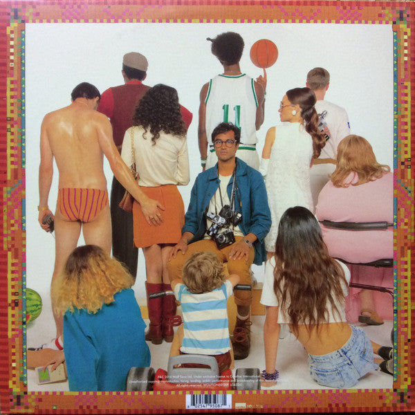 Image of Back Cover of 2xLP - VG+/VG - GLASS ANIMALS, How To Be A Human Being (Wolf Tone; WOLFTONE012LP, UK 2016, Limited Edition Die Cut Gatefold Sleeve, 4 Inserts), Strong VG, One Insert Creased,  - 3926458E