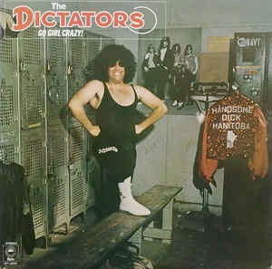 Image of Front Cover of 3715137C: LP - DICTATORS, Go Girl Crazy (Epic; EPC80767, UK 1975) Clean vinyl, Edge wear and a light crease to sleeve  VG/VG+