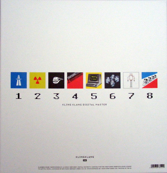 Image of Back Cover of 8xCD - VG/EX - KRAFTWERK, Der Katalog (Kling Klang; KLANGBOX 002DE, Germany 2009, Box Set), Very minor storage wear, cds in excellent condition,  - 2556000S