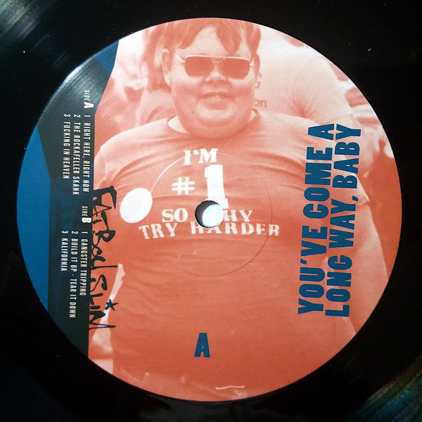 Image of Label Cover of 2xLP - VG+/VG+ - FATBOY SLIM, You've Come A Long Way, Baby (BMG; BMGAA06LP, Skint    BMGAA06LP, UK & Europe 2018 Reissue, Gatefold, Booklet & Art Print, Deluxe Edition, 180 Gram Vinyl), Light hairlines. Faint ring wear.,  - 3746472S