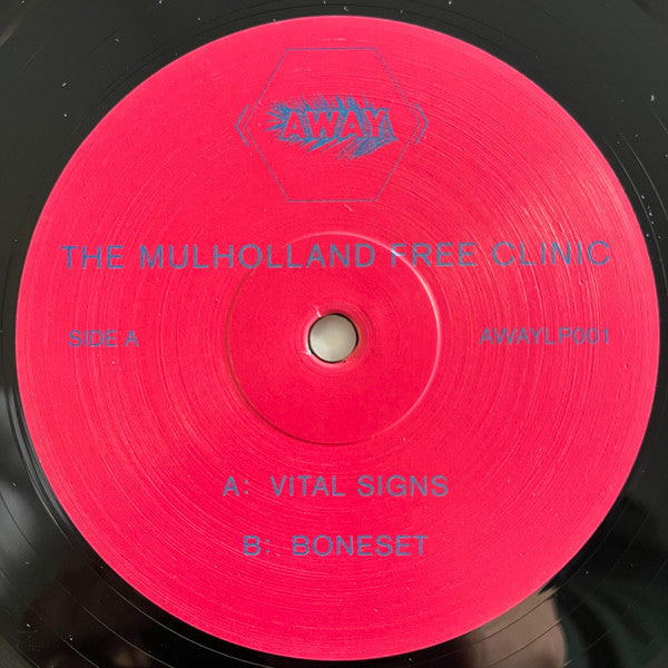 Image of Label Cover of 0224005E: 3x12" - THE MULHOLLAND FREE CLINIC, The Mulholland Free Clinic (Away Music; AWAYLP001, Germany 2017, Reverse Board Gatefold Sleeve) Strong VG+  VG+/VG+