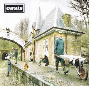 Image of Front Cover of 7" - VG/G+ - OASIS, Some Might Say (Creation Records; CRE 204, UK 1995, Wraparound Sleeve With Barcode Stickered Outer), ,  - 2816151C