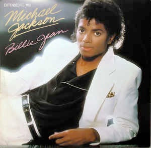 Image of Front Cover of 12" - VG/G+ - MICHAEL JACKSON, Billie Jean (Epic; EPC A13 3084, UK 1983, Picture Sleeve), ,  - 3926029E