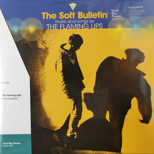 Image of Front Cover of 2xLP - EX/EX - THE FLAMING LIPS, The Soft Bulletin (Vinyl Me, Please; 093624899402, US 2019 Reissue, Gatefold, 2 Inners, Vinyl Me Please Edition: Yellow Mustard vinyl with exclusive art print and lenticular cover art), ,  - 2426104E