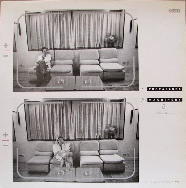 Image of Front Cover of 2x12" - VG/G+ - PROPAGANDA, p: Machinery   (ZTT; 12 X ZTAS 12, UK 1985, Picture Sleeve), ,  - 4016067C