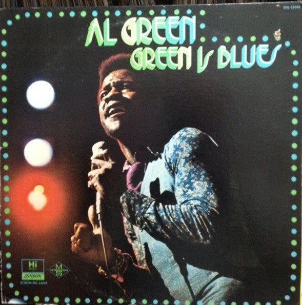 Image of Front Cover of 4314164C: LP - AL GREEN, Green Is Blues (Hi Records; SHL 32055, US 1972 Reissue, Pasteback Sleeve) Cut-out (Corner cut). Edge wear. Strong VG to disc.  G+/VG