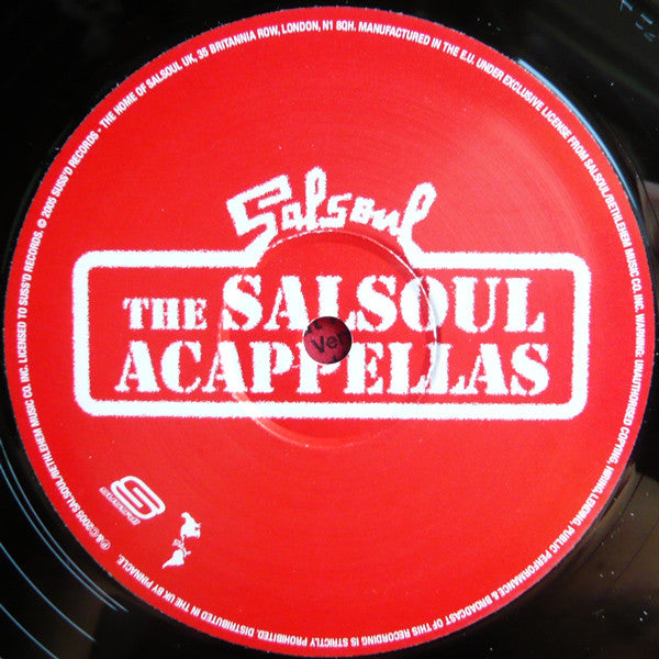 Image of Label Cover of 0715362C: 2xLP - VARIOUS, The Salsoul Acappellas - The Brothers (Suss'd Records; SALSALP013B, UK 2005, Picture Sleeve)   VG+/VG+