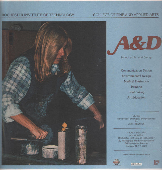 Image of Back Cover of LP - EX/VG+ - JEFF RESNICK, SAC School Of American Craftsmen (Outernational Sounds; OTR-002, Perceptive Media Productions    Z 505971, UK 2017 Reissue, Insert), Strong VG+,  - 1326457E
