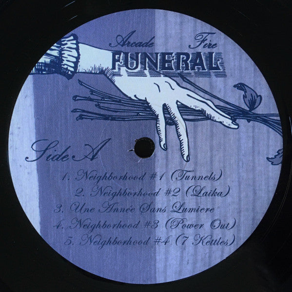 Image of Label Cover of LP - VG+/VG+ - ARCADE FIRE, Funeral (Sony Music; 88985462421, Europe 2017 Reissue, Embossed Gatefold With Silver Ink, 180 Gram Vinyl), ,  - 3526084E
