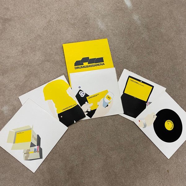 Image of Label Cover of 5xLP - VG/VG+ - VARIOUS, Drum & Bass Arena LP (React; REACT LP 201, UK 2001, Box Set, Inners), , A. Bad Company   MiamB Spirit   Out Of ControlC Total Science   Yvon Is OnD Marcus Intalex & ST Files  	BalderdashE Accidental Heroes 	Dub WiseF Ant Mile s Sea Of ChaosG Teebee   Two FacedH Carlito & DJ Addictio n  Into Music	I Eskobar   Tokyo NitelifeJ Alex Reece & Utah Jazz   Sex Jive - 1626143E