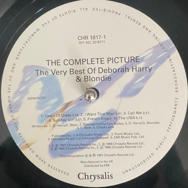 Image of Label Cover of 2xLP - VG/G - BLONDIE / DEBORAH HARRY, The Complete Picture - The Very Best Of Deborah Harry And Blondie (Chrysalis; CHR 1817, UK & Europe 1991, 2 Inners), Discs covered in hairline marks, Sleeve a little worn,  - 3916473C