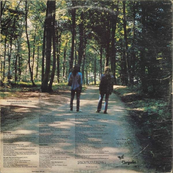 Image of Back Cover of LP - VG/VG - ALVIN LEE AND MYLON LEFEVRE, On the Road to Freedom (Chrysalis; CHR1054, UK 1973, Gatefold), ,  - 2826279E