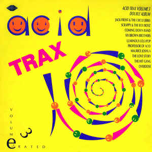Image of Front Cover of 2xLP - VG/VG+ - VARIOUS, Acid Trax Volume 3 (Needle Records; DRUG 3, UK 1988), Stickered Sleeve,  - 2946178S