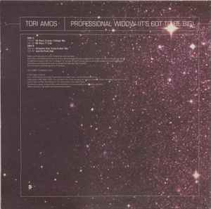 Image of Back Cover of 12" - VG/G+ - TORI AMOS, Professional Widow (It's Got To Be Big) (EastWest; A5450T, UK 1996, Picture Sleeve), Light marks on either side of disc. ,  - 3946343S