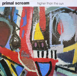 Image of Front Cover of 12" - VG/VG+ - PRIMAL SCREAM, Higher Than The Sun (Creation; CRE096T, UK 1991, Picture Sleeve), Cover creases,  - 1846277S