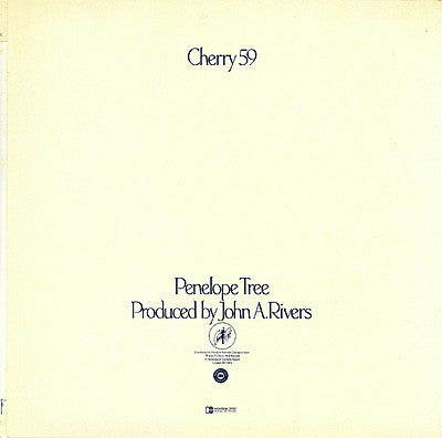 Image of Back Cover of 7" - VG/VG - FELT, Penelope Tree / A Preacher In New England (Cherry Red ; Cherry 59, UK 1983, Laminated Sleeve), Strong VG, Sleeve Opening Curling,  - 2326202E