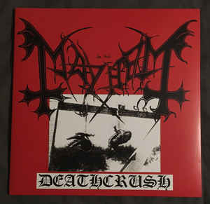 Image of Front Cover of 1934146E: LP - MAYHEM, Deathcrush (Back On Black; BOBV049LP, UK 2009 Reissue, Gatefold, Black Vinyl)   NEW/NEW