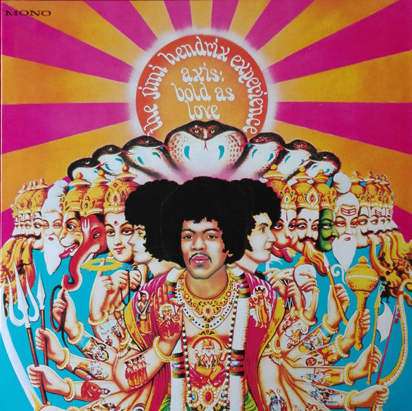 Image of Front Cover of LP - VG+/VG - THE JIMI HENDRIX EXPERIENCE, Axis: Bold As Love (Sony; 88765419711, Europe 2017 Reissue, Gatefold, Inner, 180 Gram Vinyl, Mono), Strong VG - one light mark,  - 3446350S