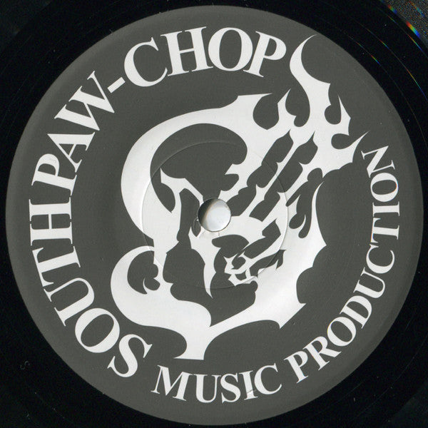 Image of Back Cover of 4723076E: 7" - SOUTHPAW CHOP FEAT. A.G., Finger Prints On The Record (Southpaw Chop; SPCWX-08, Japan 2016, Plain Sleeve)   /VG+