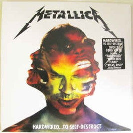 Image of Front Cover of 4924480E: 2xLP - METALLICA, Hardwired... To Self Destruct (Blackened; 00602557156416, UK 2016, 2 Inserts, 180 gram) Very Strong VG+  EX/VG+