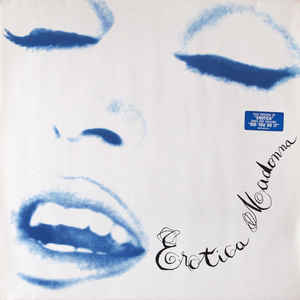 Image of Front Cover of 2xLP - VG/VG+ - MADONNA, Erotica (Maverick; 9362-45154-1, Germany 1992, Hype Stickered Gatefold Sleeve, 2 Inners, 13 Track "Clean" Version), Promo sticker on rear, edge wear.,  - 2516184C