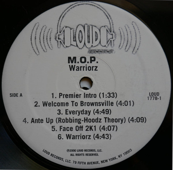 Image of Label Cover of 2xLP - G+/VG - M.O.P., Warriorz (Loud Records; LOUD 1778-1, US 2000), WOL. Sleeve has ringwear and is very creased and crumpled around the spine. ,  - 3826243E