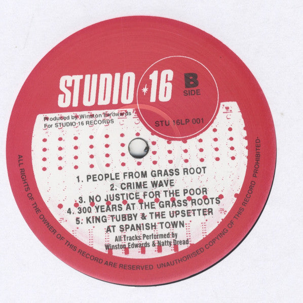 Image of Label Cover of LP - NEW/NEW - KING TUBBY MEETS THE UPSETTER, At The Grass Roots Of Dub 45th Anniversary Edition (Studio 16; STU16LP 001-R, UK 2005 Reissue), ,  - 3416449C