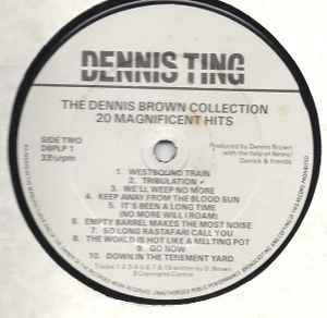 Image of Label Cover of LP - VG/VG - DENNIS BROWN, The Dennis Brown Collection : 20 Magnificent Hits (Dennis Ting; DBLP 1, Jamaica 1993, Picture Sleeve), A few light marks on vinyl, plays fine.,  - 4126127E