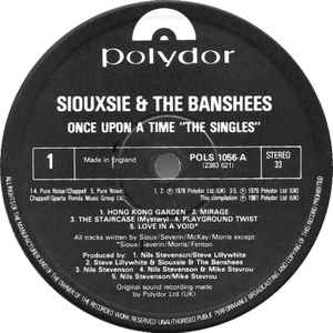 Image of Label Cover of LP - VG/VG - SIOUXSIE AND THE BANSHEES, Once Upon A Time/The Singles (Polydor; POLS 1056, UK 1981, Inner), Hairlines, edge wear,  - 3946082S