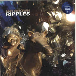 Image of Front Cover of LP - VG/VG+ - IAN BROWN, Ripples (Virgin EMI Records; VX 3216, UK 2019, Inner, White Vinyl), Light edge wear. Ian Brown's autograph on front cover. ,  - 4346185S