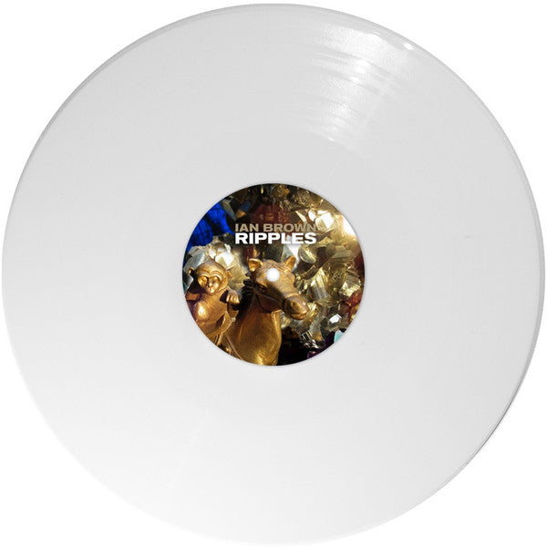 Image of Label Cover of LP - VG/VG+ - IAN BROWN, Ripples (Virgin EMI Records; VX 3216, UK 2019, Inner, White Vinyl), Light edge wear. Ian Brown's autograph on front cover. ,  - 4346185S