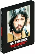 Image of Front Cover of Blu-Ray - VG+/VG+ - SIDNEY LUMET, Serpico (Eureka!; EKA70129, UK 2014 Reissue, SteelBook, Booklet), ,  - 3516160C