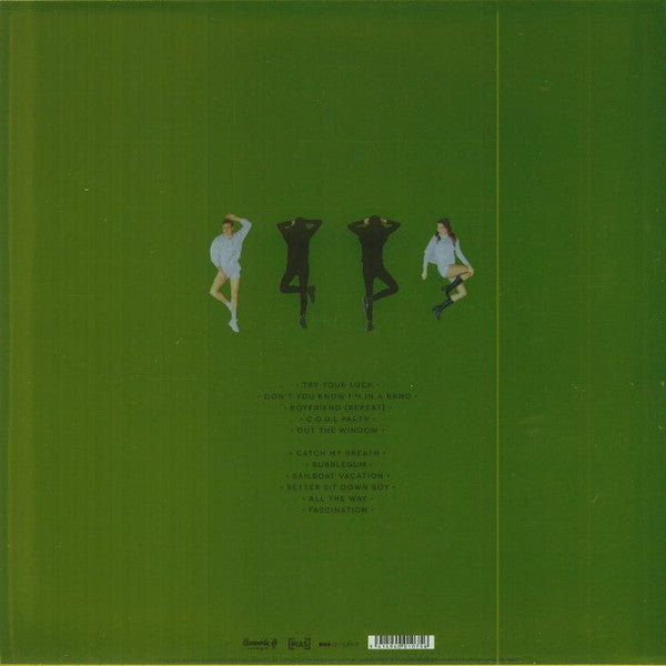 Image of Back Cover of LP - EX/VG+ - CONFIDENCE MAN, Confident Music For Confident People (Heavenly; HVNLP152, Worldwide 2018, Gold Metallic Foil Sleeve, Inner, Limited Edition of 500), Still In Opened Shrinkwrap With Hype Sticker,  - 2516015C