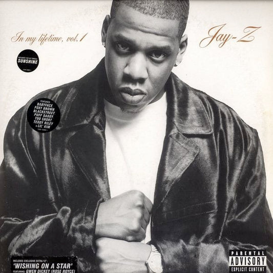 Image of Front Cover of 3xLP - G/G - JAY-Z, In My Lifetime Vol.1 (Northwestside; 74321 52869 1, UK 1997, Stickered Picture Sleeve, 2 Inners), Records have many marks. Sleeve has heavy ringwear and edgewear. ,  - 4126013E
