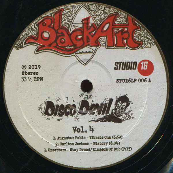 Image of Label Cover of 1934215E: LP - LEE 'SCRATCH' PERRY, Disco Devil Vol. 4 (6 More Classic Discomixes From The Black Ark Studio 1977-9) (Studio 16; STU16LP 006, UK 2020)   NEW/NEW