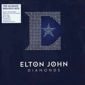 Image of Front Cover of 2xLP - VG/VG+ - ELTON JOHN, Diamonds (Rocket Entertainment; 00602557681949, Europe 2017, Gatefold, 2 Inners, 180 Gram Vinyl), ,  - 1526137E