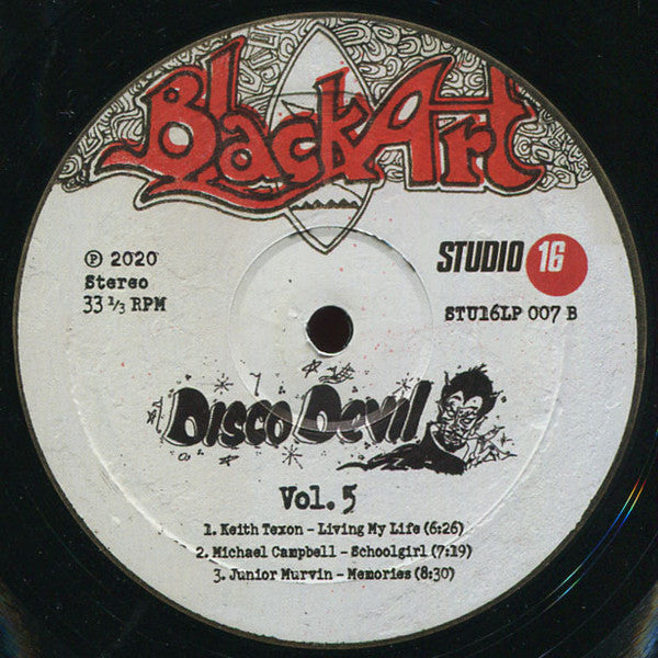 Image of Label Cover of 4134146E: LP - LEE 'SCRATCH' PERRY, Disco Devil Vol. 5 (6 More Classic Discomixes From The Black Ark Studio 1977-80) (Studio 16; STU16LP 007, UK 2020)   NEW/NEW