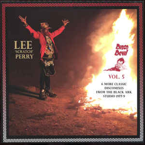 Image of Front Cover of 4134146E: LP - LEE 'SCRATCH' PERRY, Disco Devil Vol. 5 (6 More Classic Discomixes From The Black Ark Studio 1977-80) (Studio 16; STU16LP 007, UK 2020)   NEW/NEW