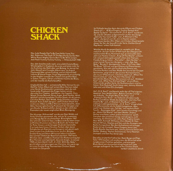 Image of Back Cover of 2xLP - VG+/VG+ - CHICKEN SHACK, The Golden Era Of Pop Music (CBS; S 68 252, Europe 1973, Gatefold), ,  - 2726068E