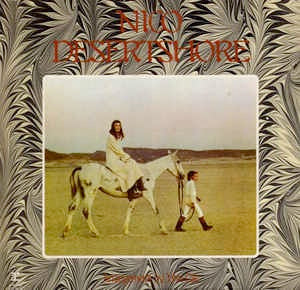 Image of Front Cover of LP - VG/VG+ - NICO, Desertshore (Reprise Tan WB Logo; K 44102, UK 1970s Reissue, Non-Textured Sleeve, Strawberry Run Out, 'Manufactured in the UK' on right label), Edge Wear,  - 3046089S