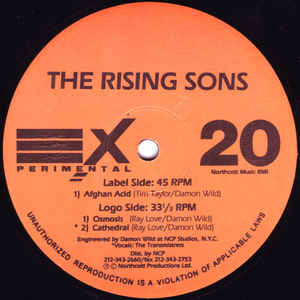 Image of Front Cover of 12" - /G+ - THE RISING SONS, Afghan Acid (EXperimental; EX-20, US 1993), , A	Afghan AcidB1	OsmosisB2	Cathedral - 1616495C