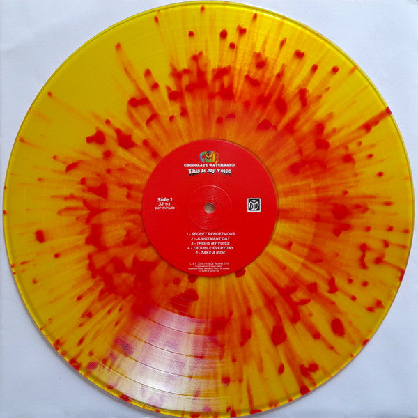 Image of Label Cover of 5245087S: LP - THE CHOCOLATE WATCHBAND, This Is My Voice (Dirty Water Records; DWC1117LP, UK 2019, Red Yellow Splatter Vinyl)   EX/EX