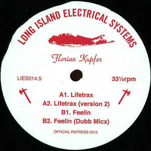 Image of Front Cover of 12" - /VG - FLORIAN KUPFER, Lifetrax (L.I.E.S. Records; LIES014.5, US 2013, Plain Sleeve), ,  - 1826034E