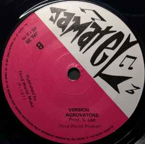 Image of Back Cover of 7" - /VG+ - QUEEN TINEY AND THE AGGROVATORS, Natty Dread Time (Jamatel; JAL 20, UK 1977, Plain Sleeve, Solid centre), Light marks only.,  - 2956051S