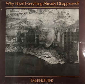 Image of Front Cover of 2524172E: LP - DEERHUNTER, Why Hasn't Everything Already Disappeared? (4AD; 4AD0089LP, UK 2019, Debossed Textured Sleeve, Inner, Grey Vinyl)   EX/EX